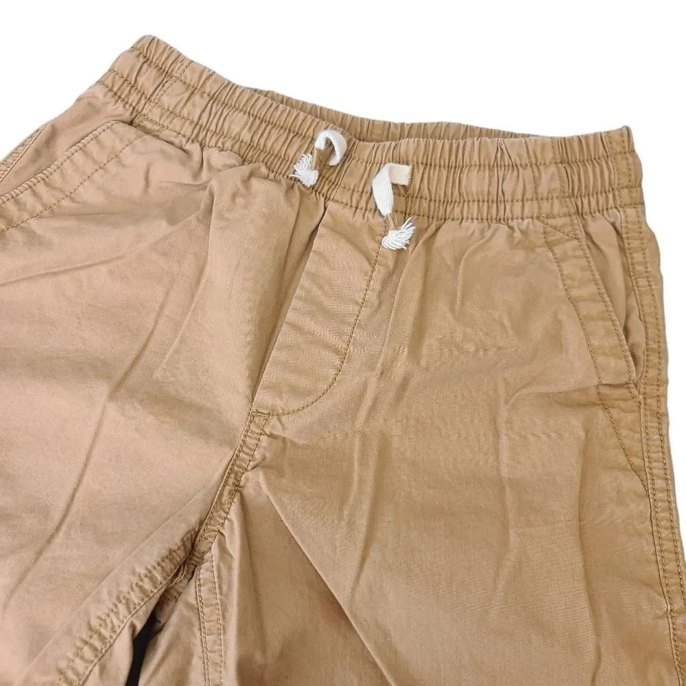 GAP Kids Boys Chino Jogger Tan Pull On Shorts L (10)